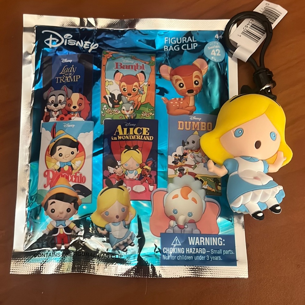 Disney Figural Bag Clip- Alice